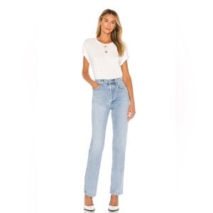 AGOLDE Lana Straight Jeans in Riptide